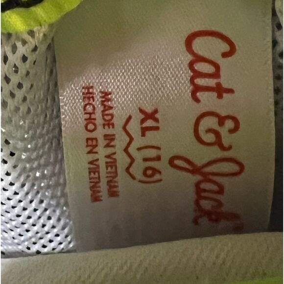 Swim Trunks Board Shorts Boys Cat & Jack Sz XL 16 Black Gray Green - Picture 6 of 10